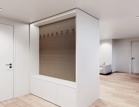 Helle, barrierefreie Wohnung.